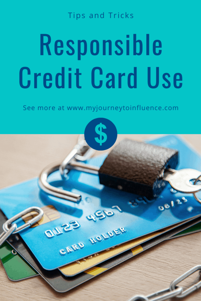 responsible credit card use with lock