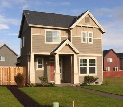 housing move to a modern 2-storey home with lawn